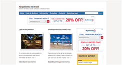 Desktop Screenshot of alojamientoenbrasil.com