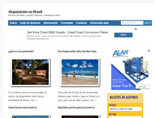 Tablet Screenshot of alojamientoenbrasil.com